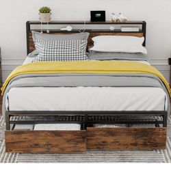 Queen Bed, Dresser, Desk And Chair