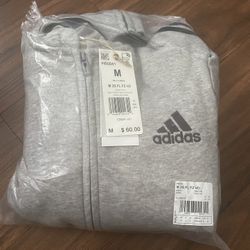 Adidas Unisex Hoodie Fleece Jacket with pockets