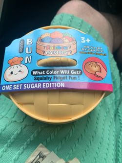 NEW - SINGLE Crazy Fun Squishy Bun Rainbow Mystery UV Dumpling FACTORY SEALED
