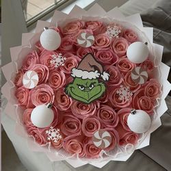Grinch Christmas Bouquet