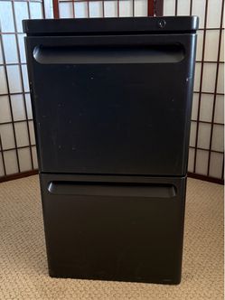 2 Drawer Pedestal  Free Standing File Cabinet