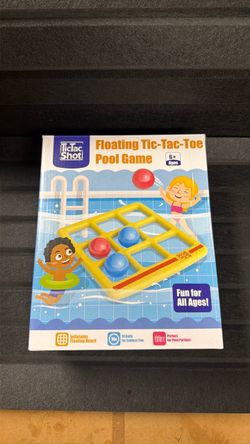 Floating Tic-Tac-Toe pool game