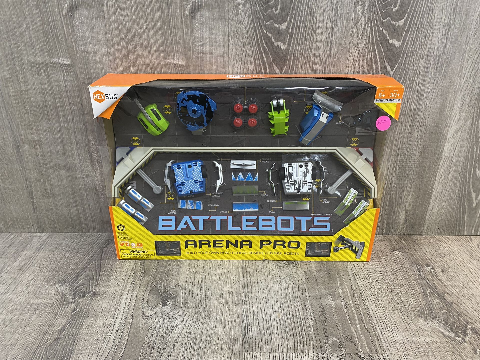 HEX BUG ARENA BATTLEBOTS ARENA PRO FIGHTING ROBOTS SET