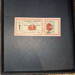 1932 GOLDEN GLOVES BOXING proof ticket Chicago Stadium 3/1/32