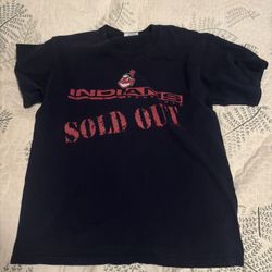 MLB Indians Sold Out Shirt Large 