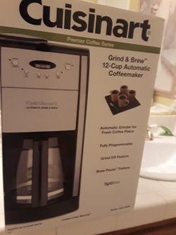 Cuisinart grind and brew