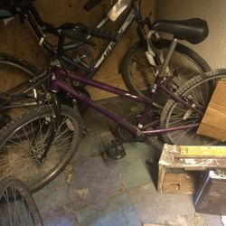 Purple girl bike Need Cables
