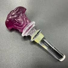 Versace Medusa Wine Bottle Stopper Purple