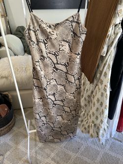 Forever New Snake Maxi Dress 10
