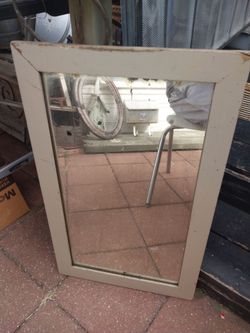 1921 Antique Barber Mirror