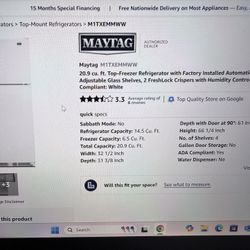 Maytag Refrigerator 