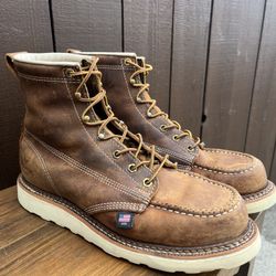 THOROGOOD AMERICAN HERITAGE 6" MOC TOE WORK BOOTS SIZE 10EE