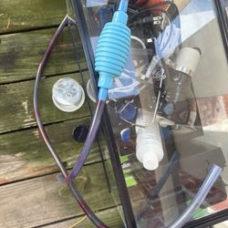 10 Gallon And 5 Gallon Fish Tanks With Different Varieties Of Food everything You Need  You Need To Start an Aquarium New Filters For Both Tanks 