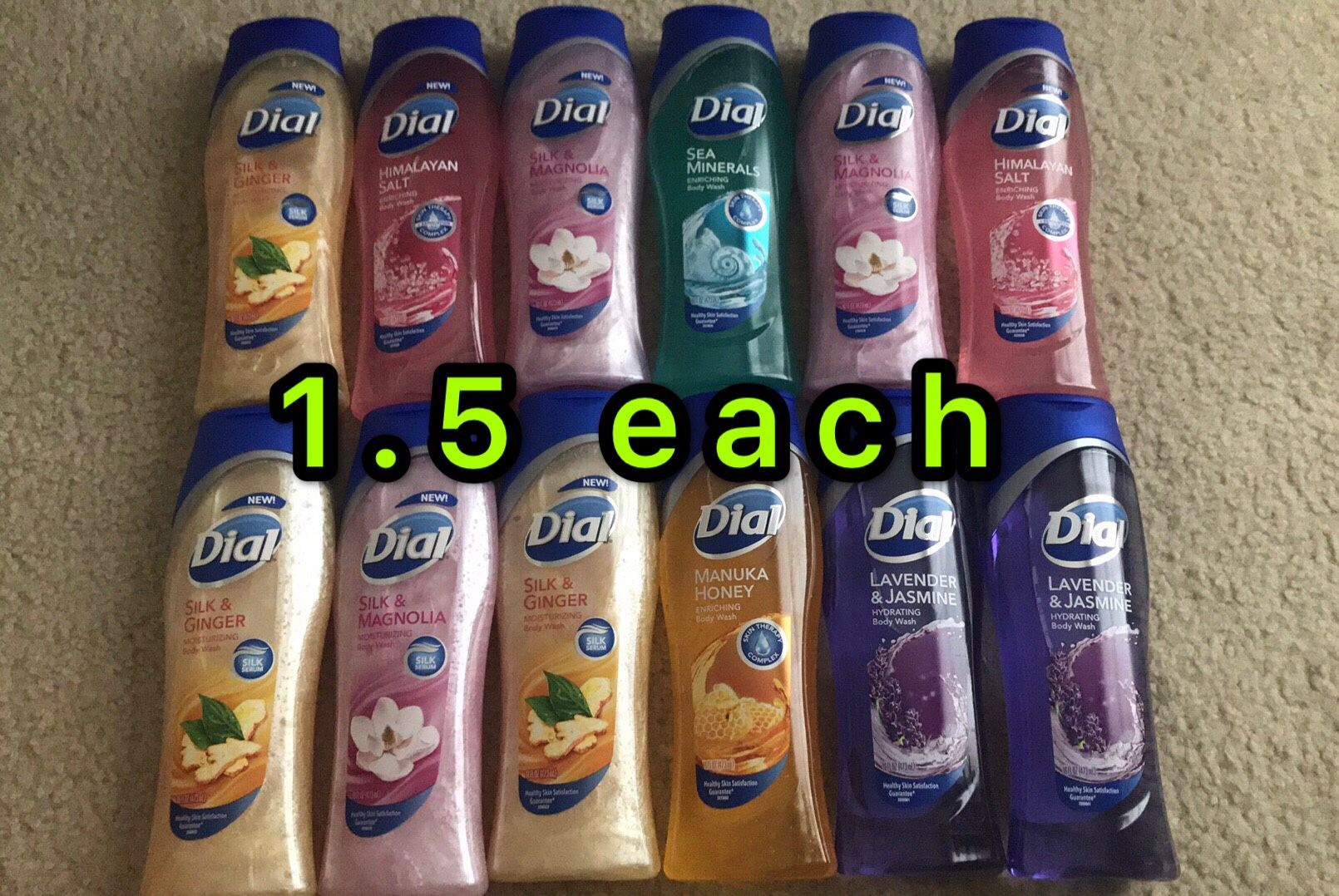 Dial body wash