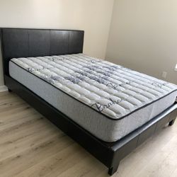 New Queen Bed Frame With Mattress