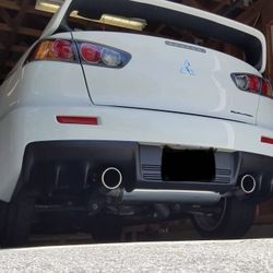 ETS quiet exhaust cat back for Mitsubishi Lancer Evolution X