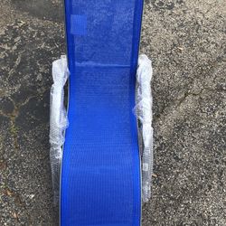 Blue Outdoor Lounge Chair For Toddler Brand New 