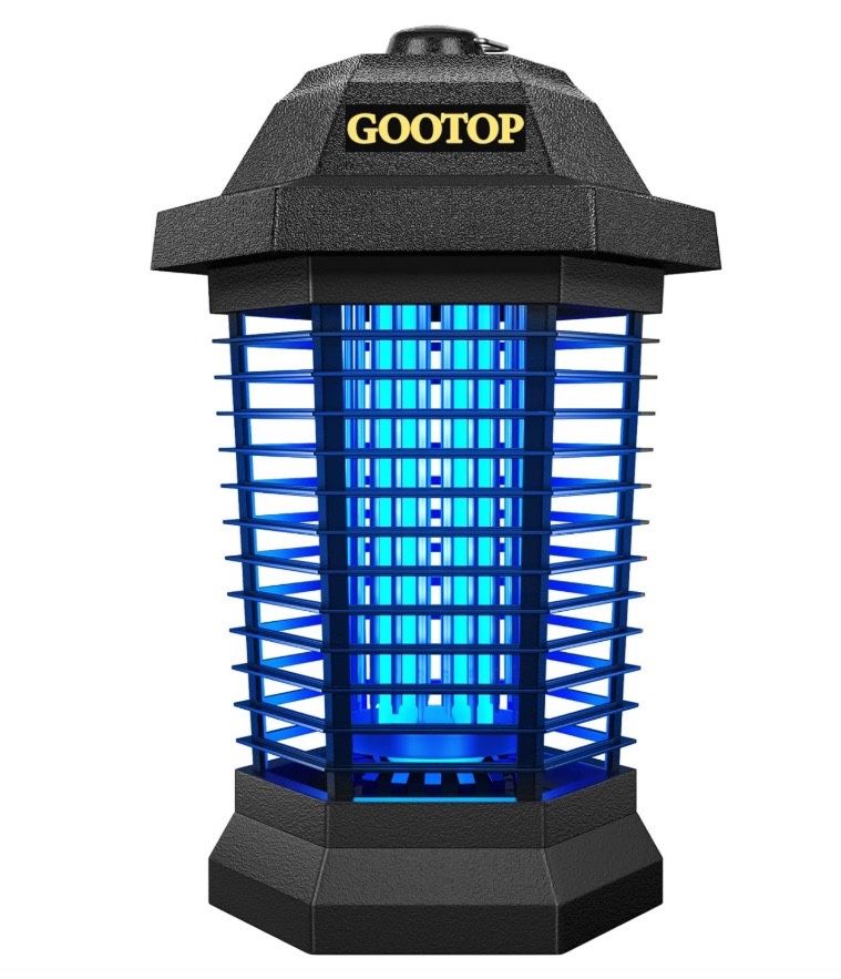 GOOTOP Bug Zapper, 3 Prong Plug, 90-130V, 4200V, ABS Plastic Outer (Black)