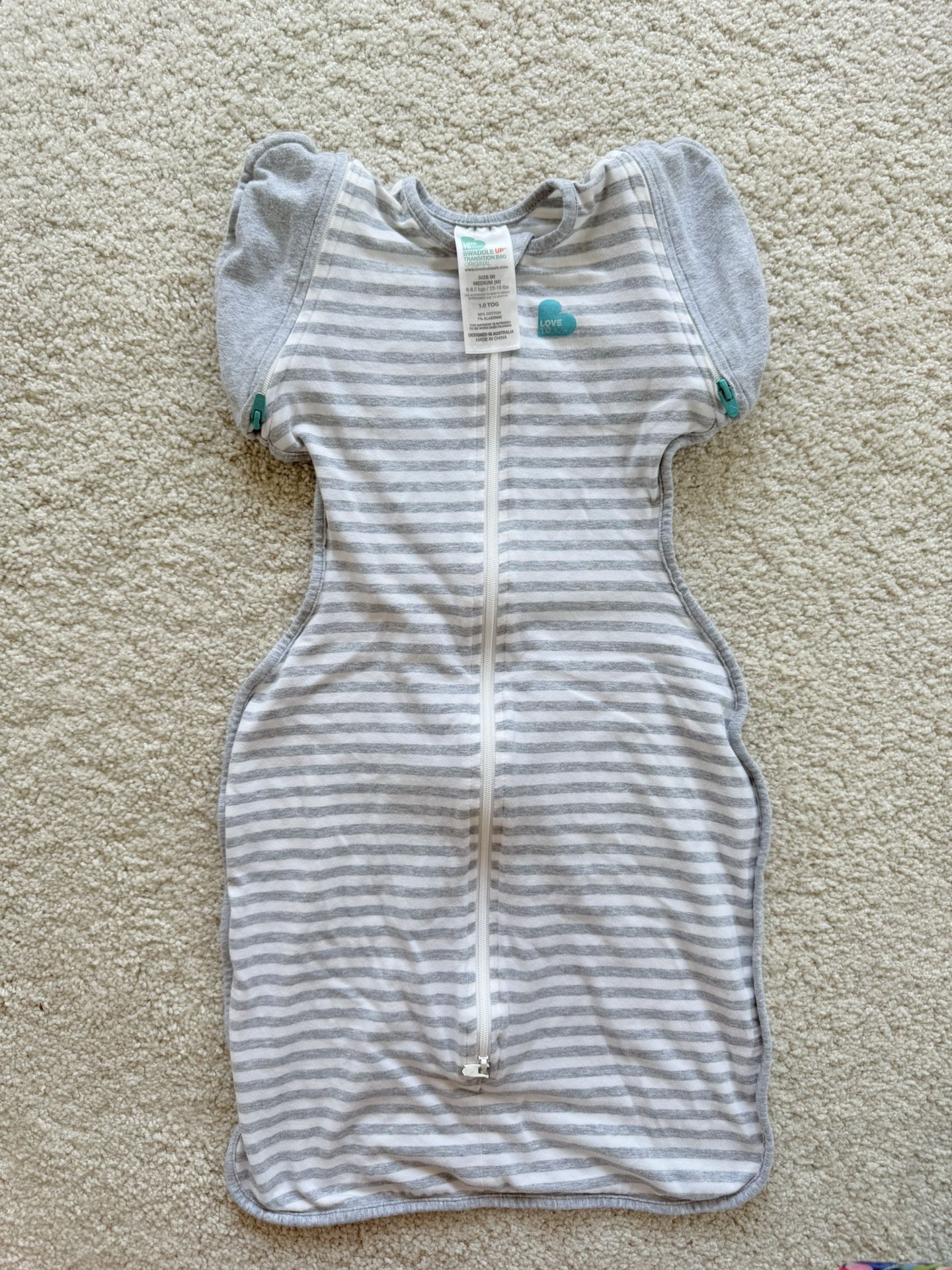 Love to dream swaddles up sleep sack transition suit 1.0tog M