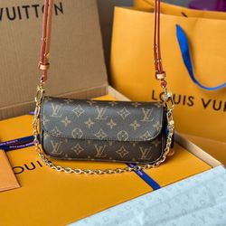 LV girl handbag armpit bag