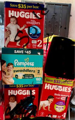 Diapers Huggies Pampers