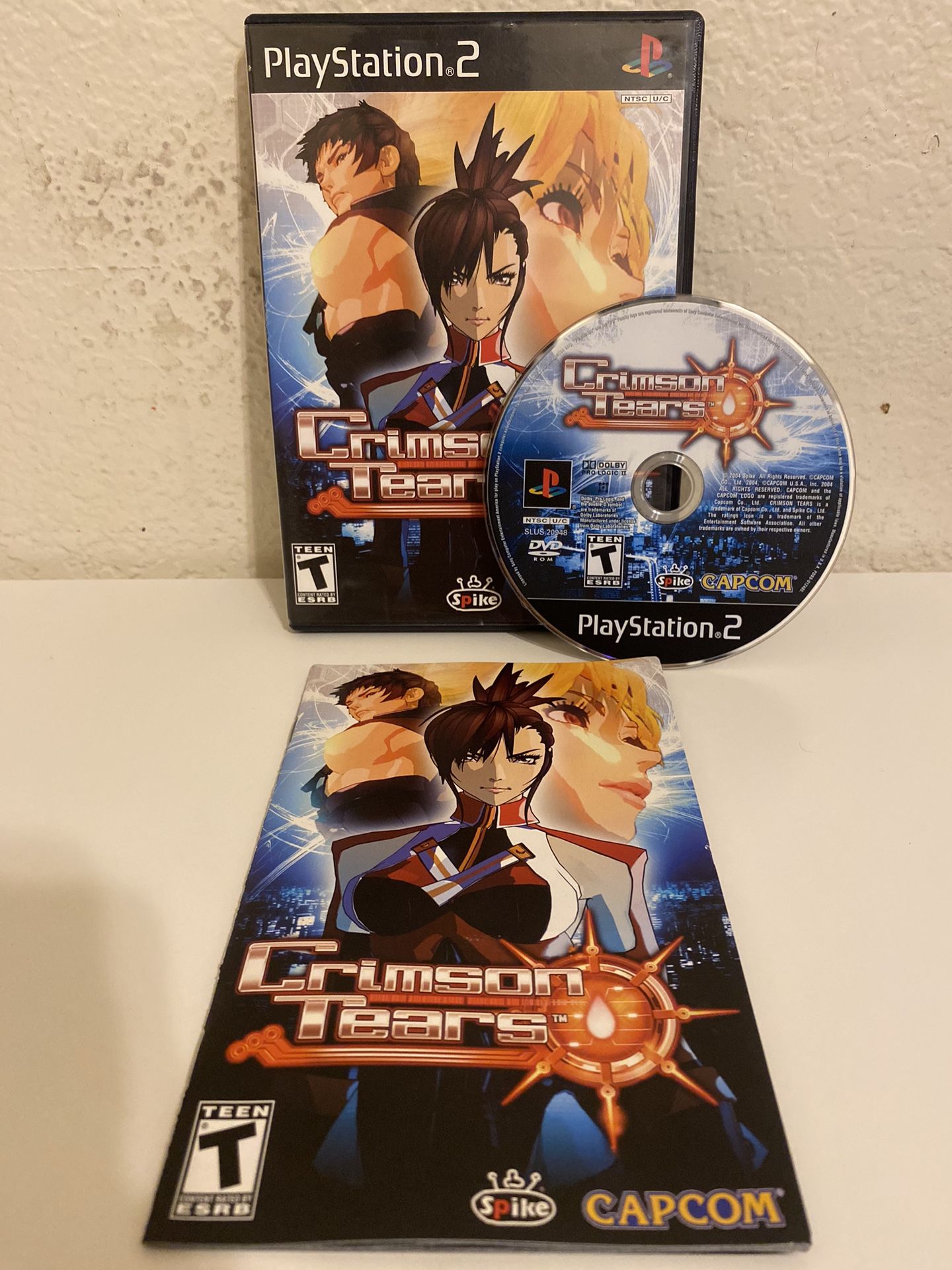 Crimson Tears For The PlayStation 2 Ps2
