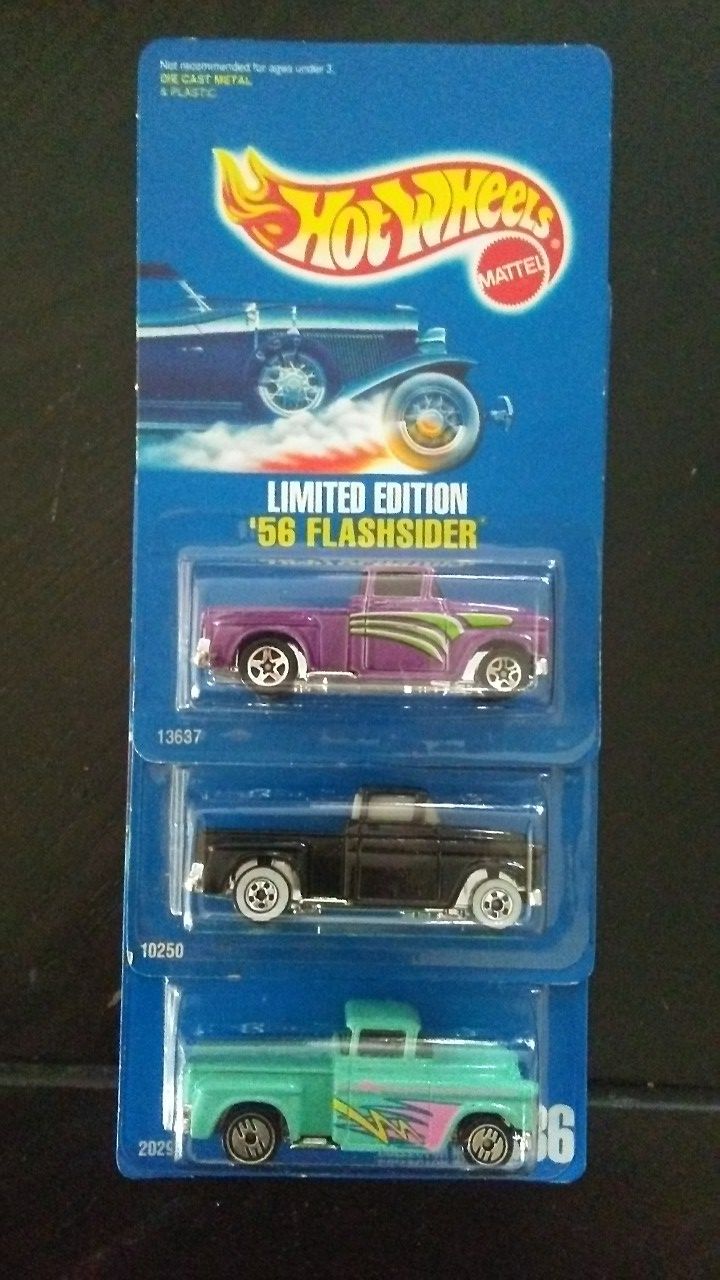 Hot Wheels, 1956 Chevy Truck, Limited Edition, '56 Flashsider
