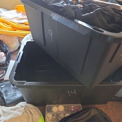 27 Gal Storage Bins From Costco Used