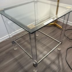 Glass End Table