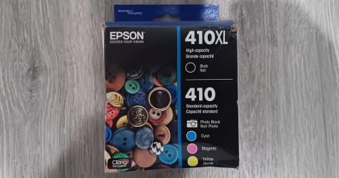 Epson 410XL Black + Standard 410 PB/C/M/Y Ink Cartridge Set... CHEAP!