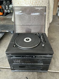 vintage Magnavox Vinyl stereo system