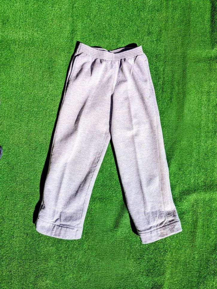 Vintage Champion Athletic Fleece Cotton/Poly Sweatpants Women's Large Gray EUC