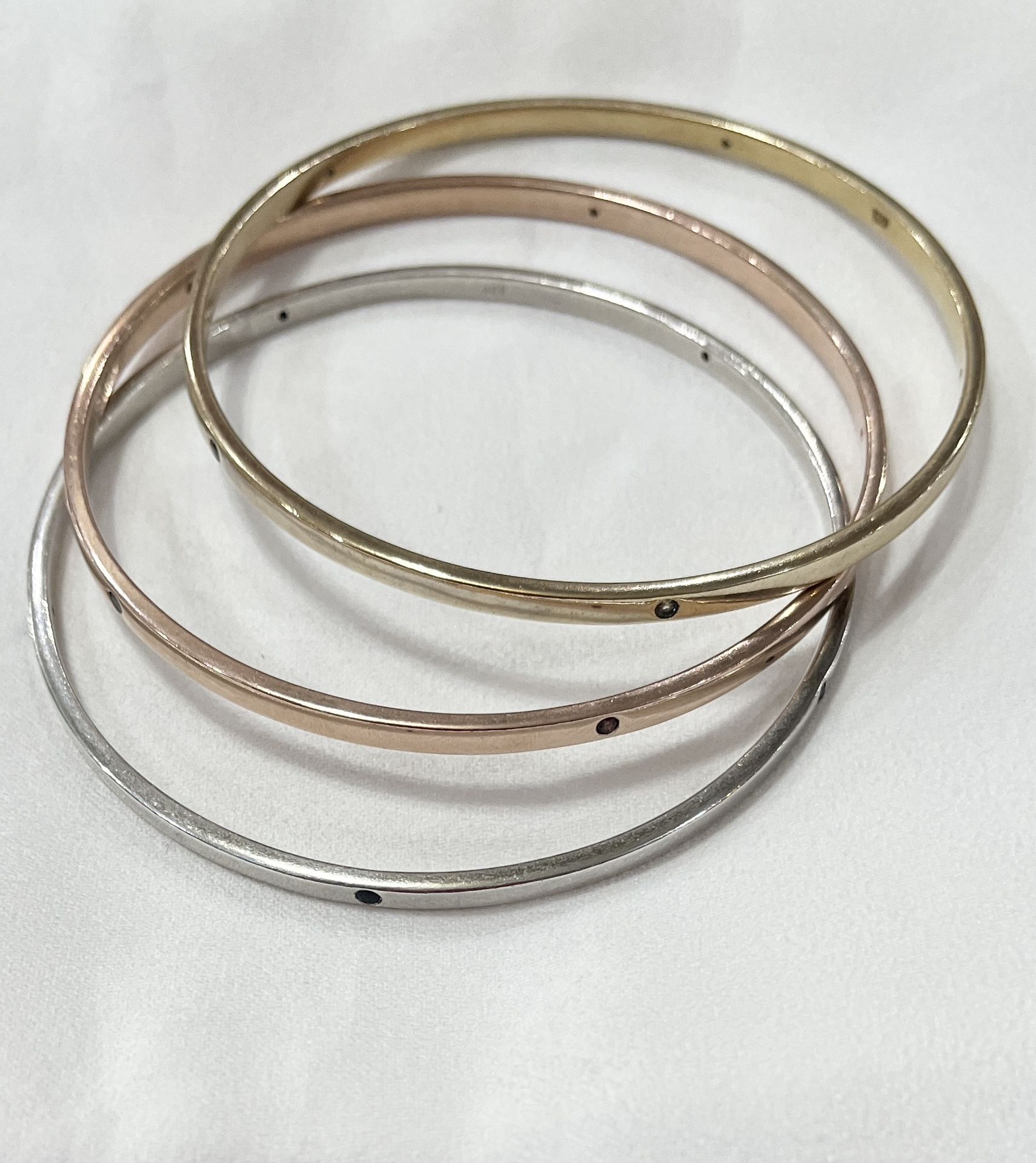 Sterling silver Stacking Bangles