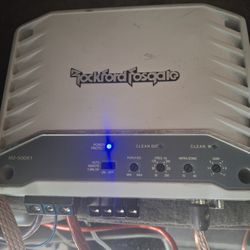AMPLIFICADOR AMPLIFIER ROCKFORD FOSGATE 500.1 MONO BLOCK GOOD CONDICIÓN ABLO ESPAÑOL 