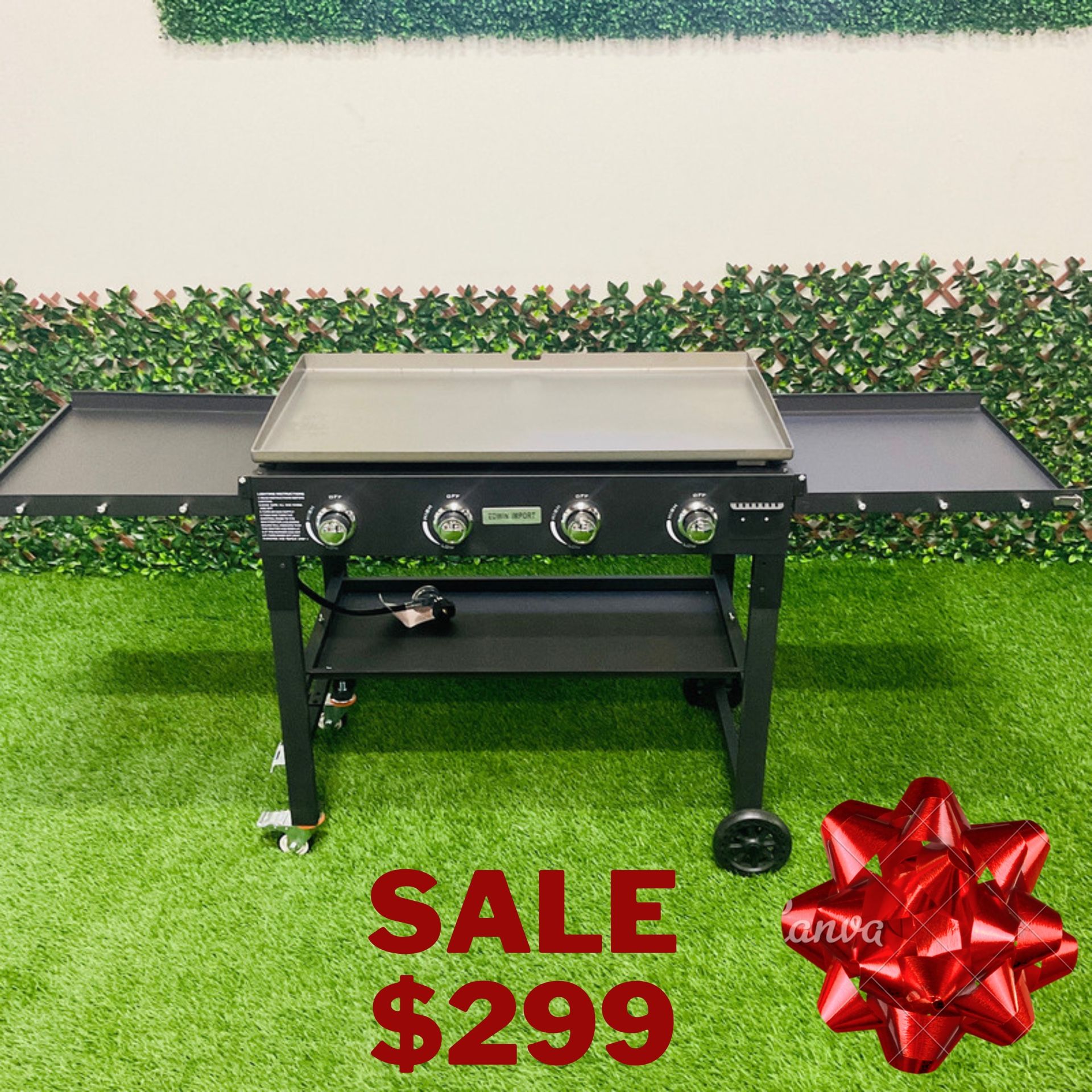 Taco Cart Catering Cart 36” Flat Griddle Outdoor Propane Gas Cooking Equipment Side Tables Portable Plancha Para Tacos New Firm Prices