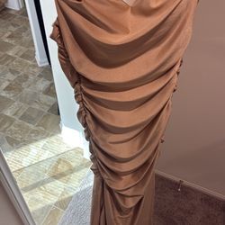 extra small champagne dress