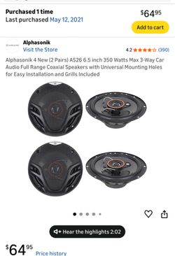 Sound system and speaker for car