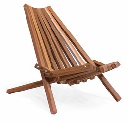 Foldable wooden outdoor chairs