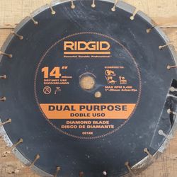14 " Ridgid Diamon Blade 