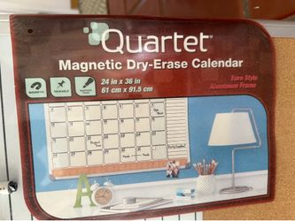 Quartet dry erase board calendar