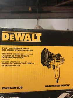 DeWalt. 5” Inch Sander.