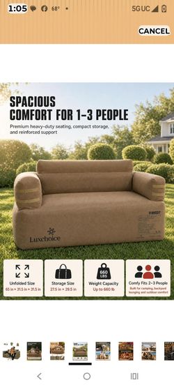 Luxchoice Inflatable Outdoor Sofa