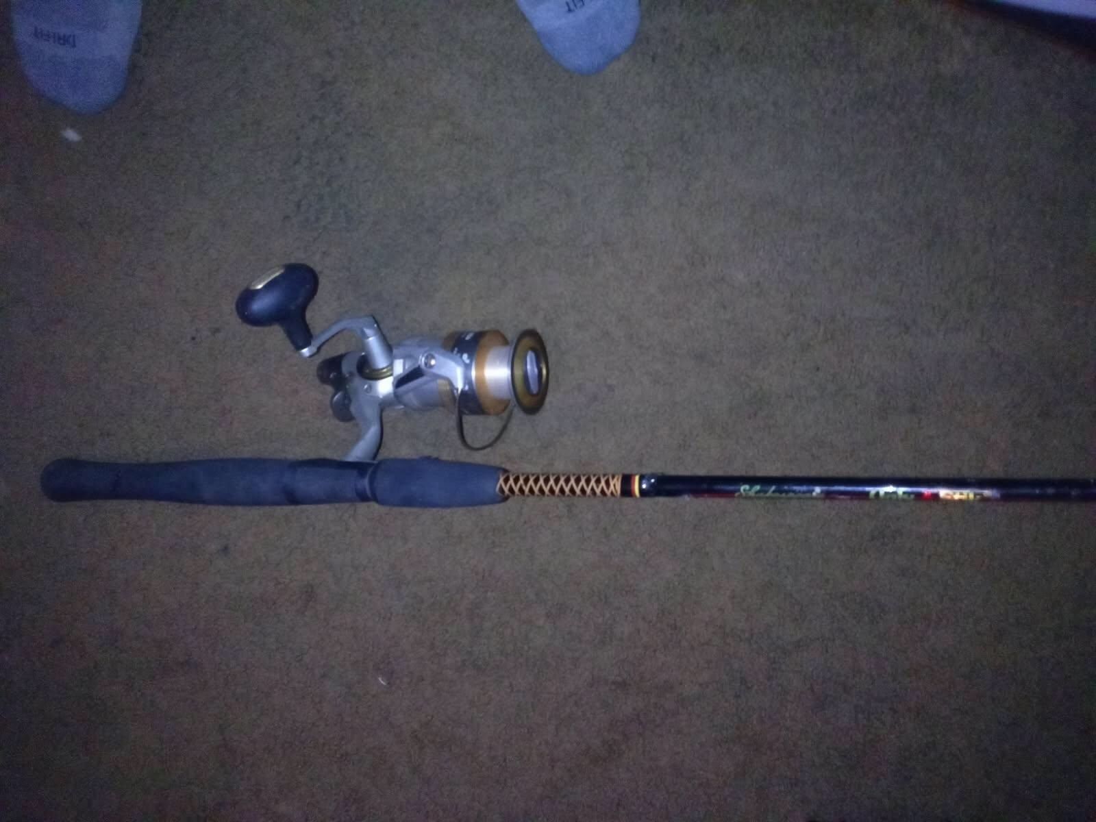 Shakespeare Ugly Stik Fishing Pole With Okuma Reel