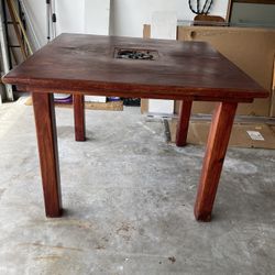 Real WoodSquare Dining Table
