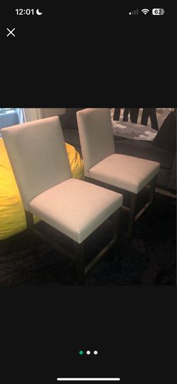 Two Fabric Upholstered Chairs For Sale! Like New