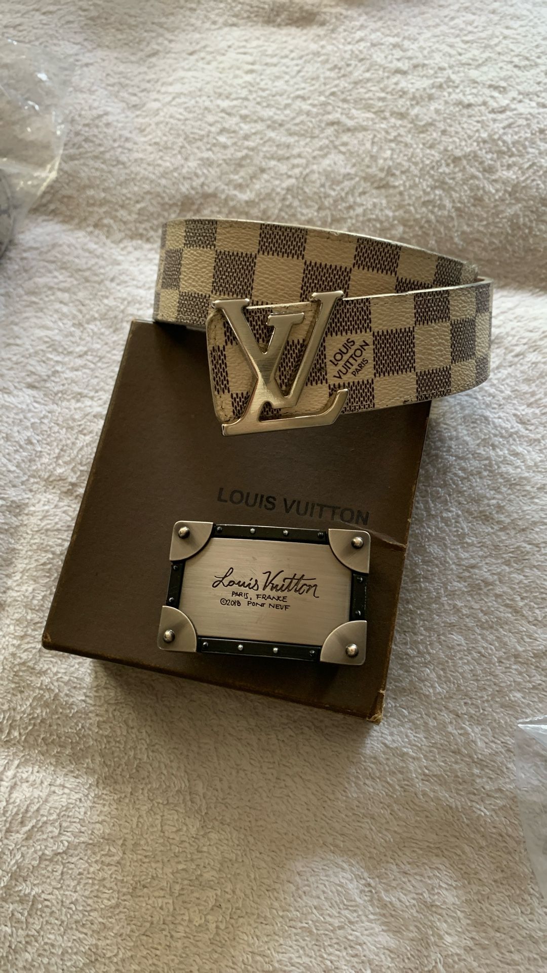 Louis Vuitton Belt 2 Buckles 