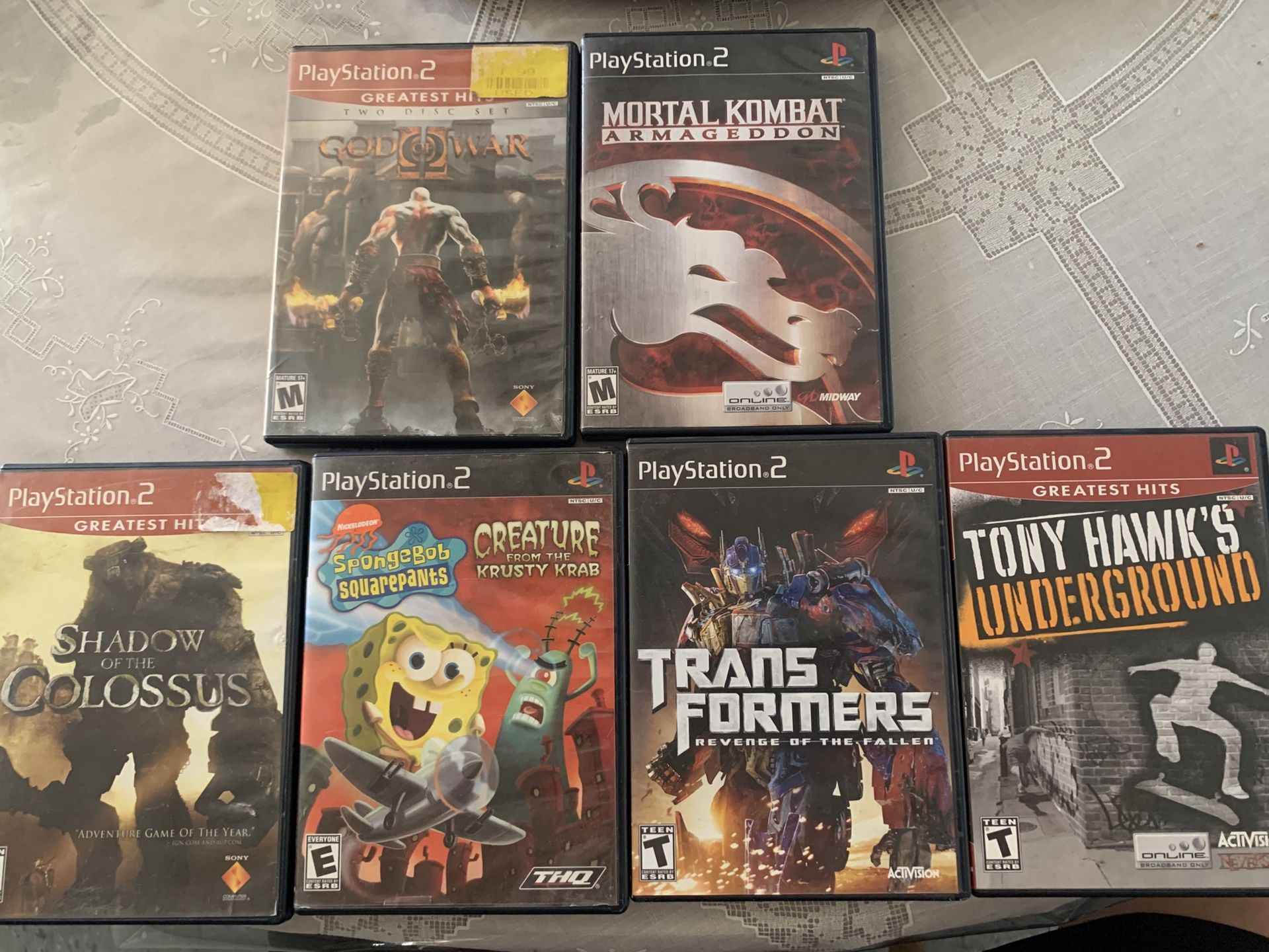 PS2 games