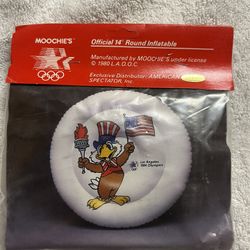 Vintage Los Angeles 1984 Olympics 14 Inch Seat Cushion NEW Sealed Original NOS