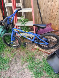 GT bank BMX blue