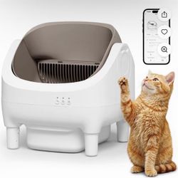 Homall Automatic Self-Cleaning Cat Litter Box Large Design $120 